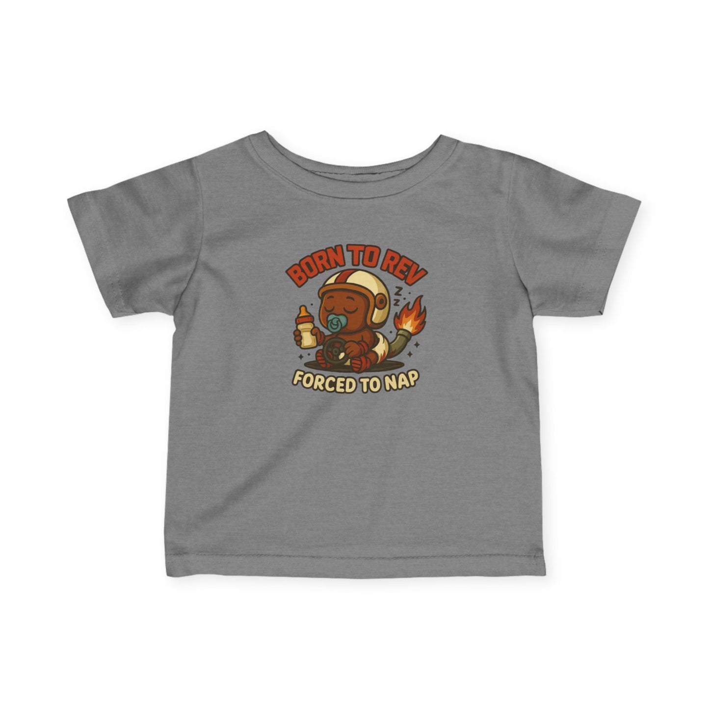 "Born to Rev, Forced to Nap" Infant Tee