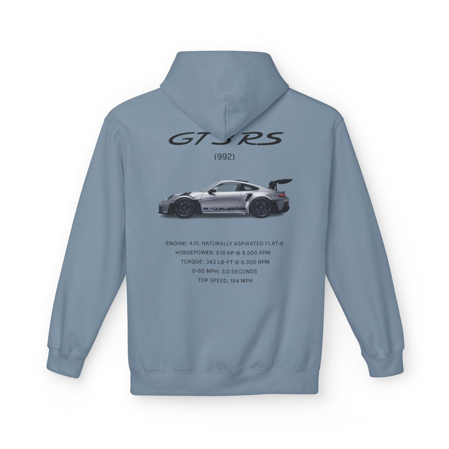 Porsche 992 GT3RS Specs Hoodie
