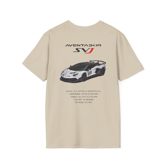 Lamborghini SVJ Specs Tee