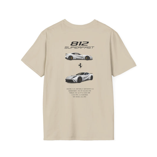 Ferrari 812 Superfast Specs Tee
