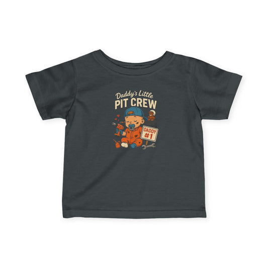 "Daddy's Little Pit Crew" Boy Infant Tee
