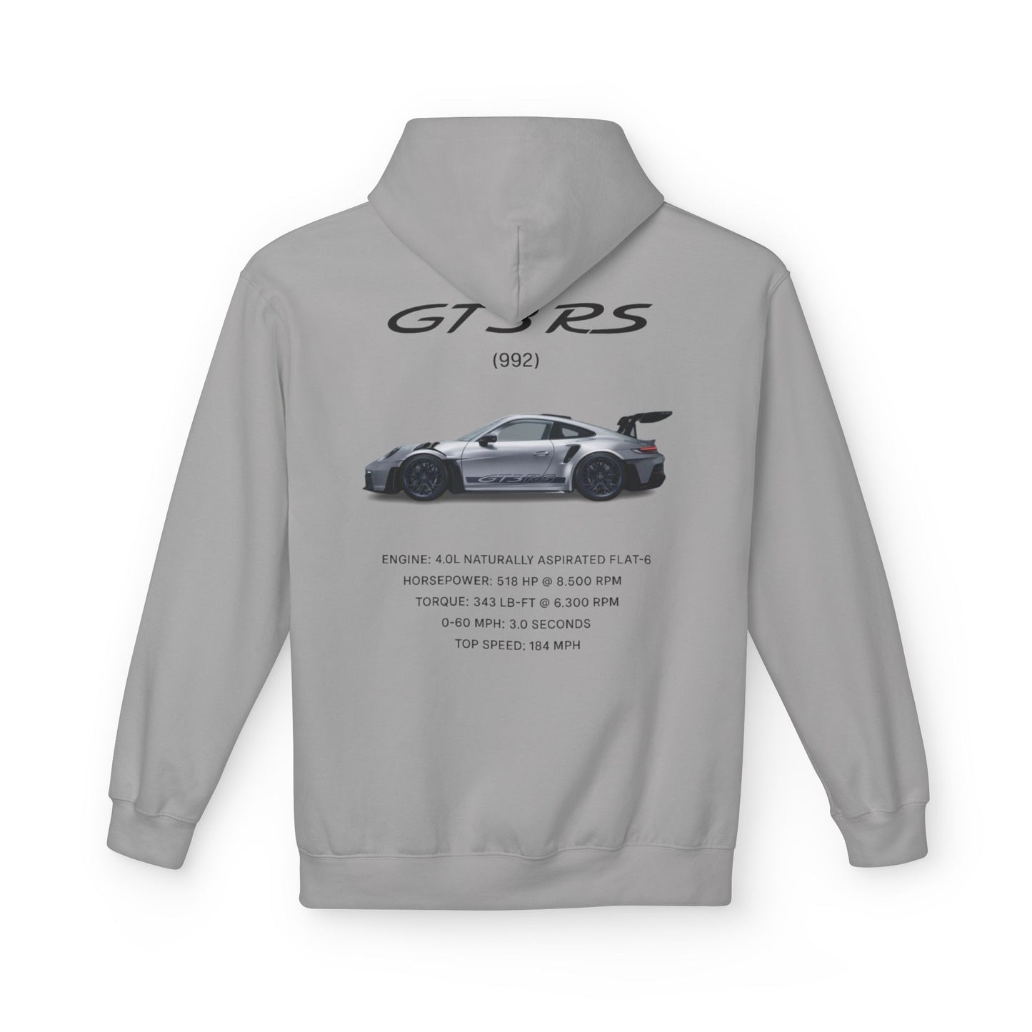 Porsche 992 GT3RS Specs Hoodie