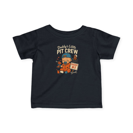 "Daddy's Little Pit Crew" Boy Infant Tee