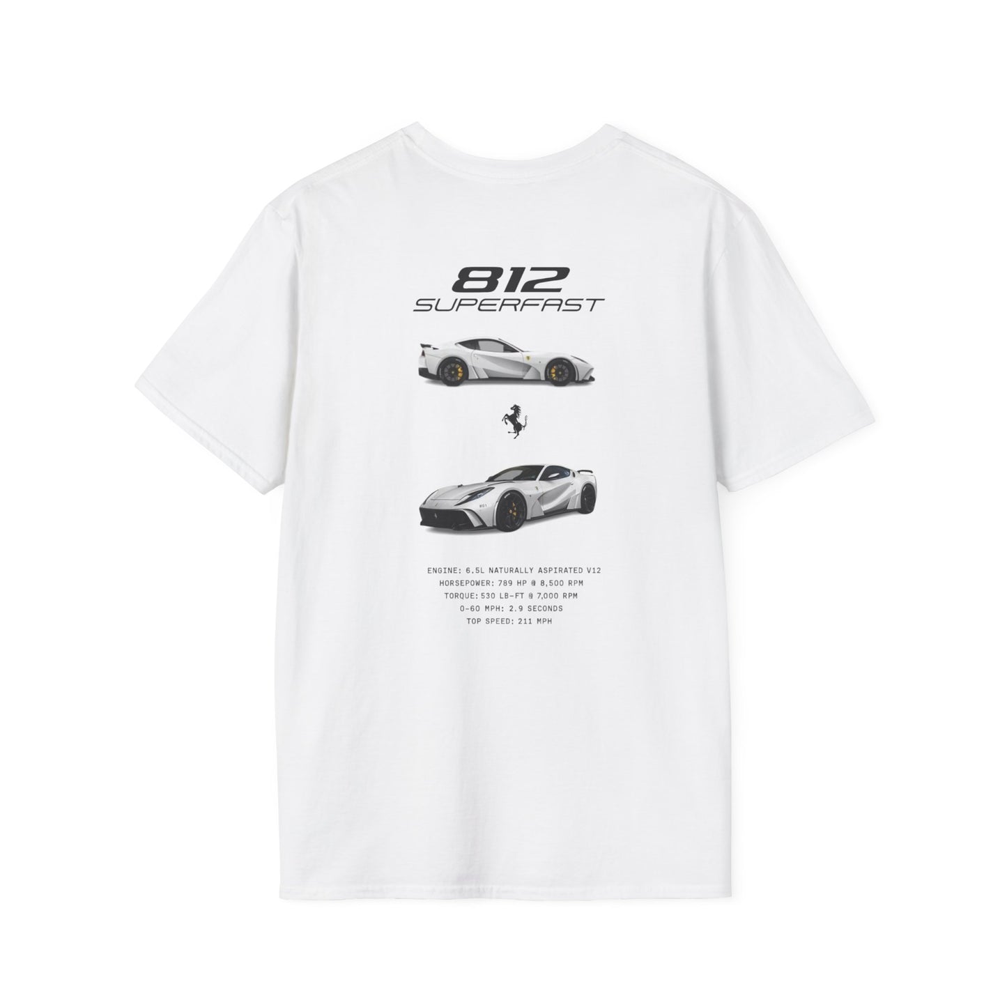 Ferrari 812 Superfast Specs Tee