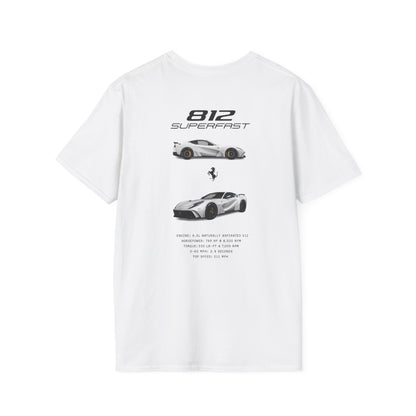 Ferrari 812 Superfast Specs Tee