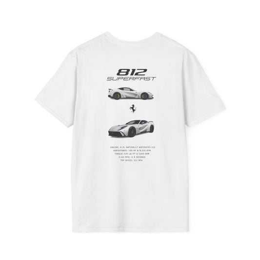 Ferrari 812 Superfast Specs Tee