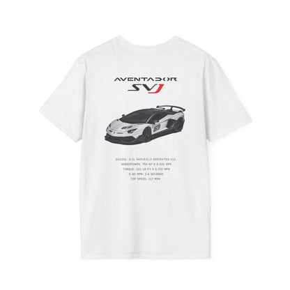 Lamborghini SVJ Specs Tee