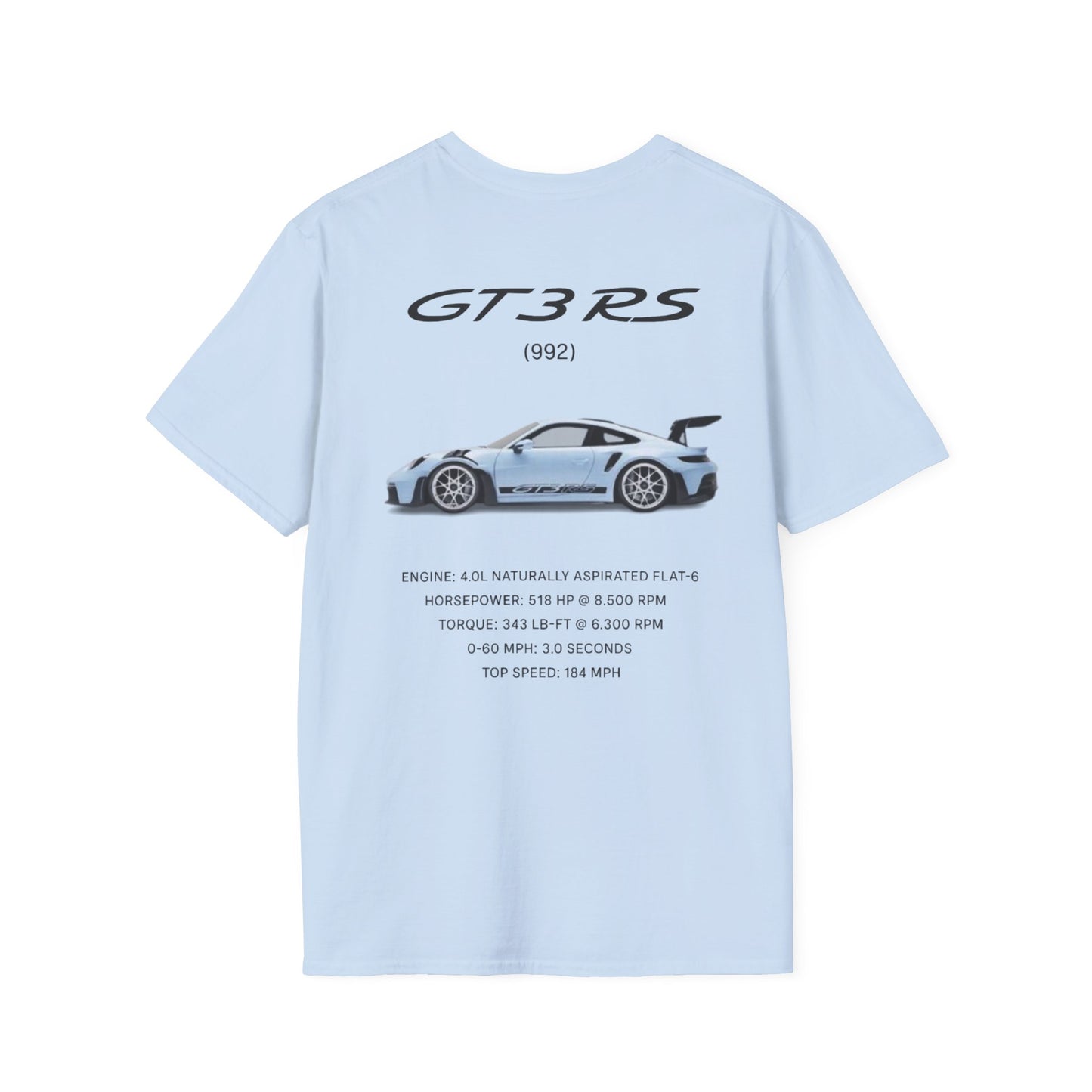 Porsche 992 GT3 RS Specs Tee