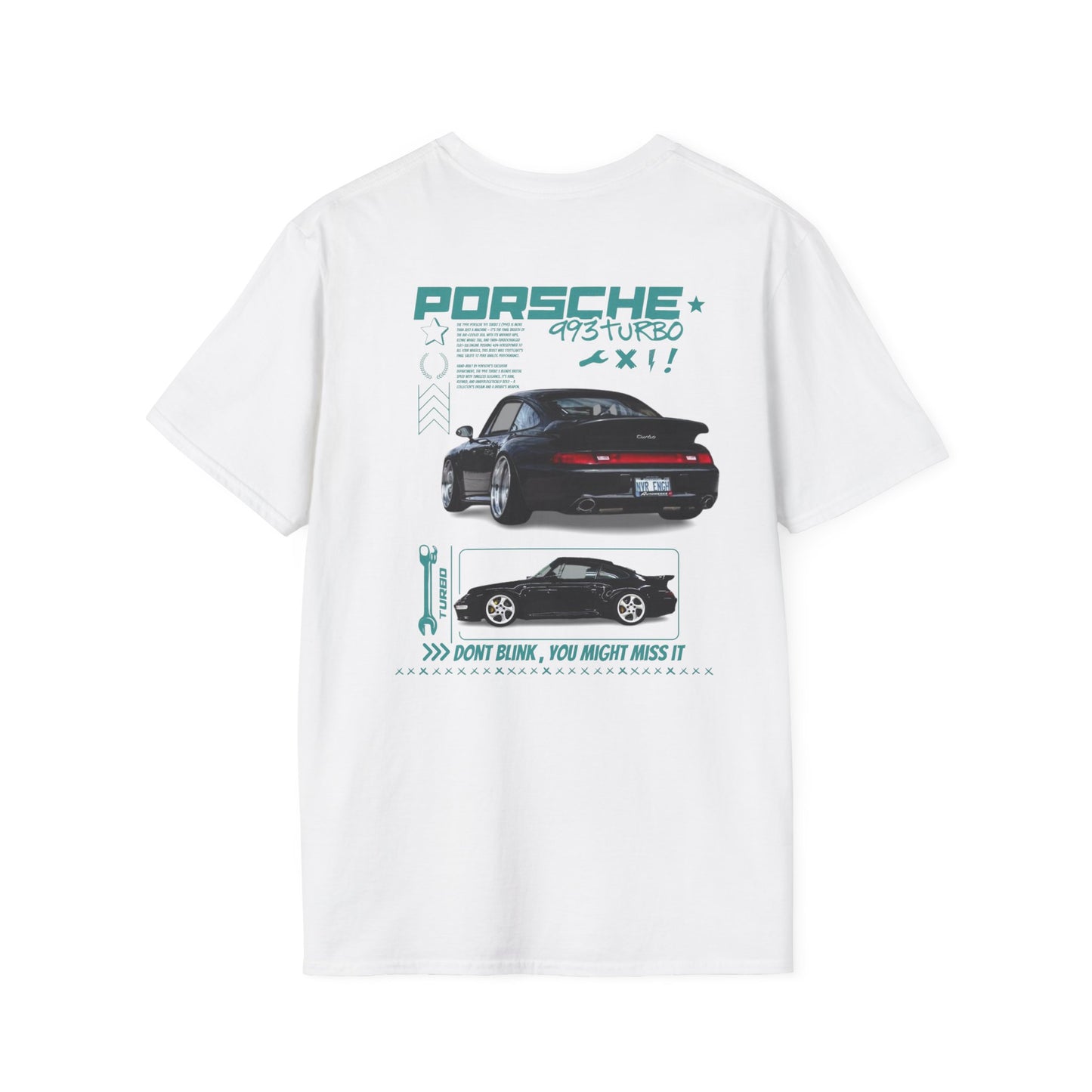 Porsche 993 Turbo Streetwear Tee